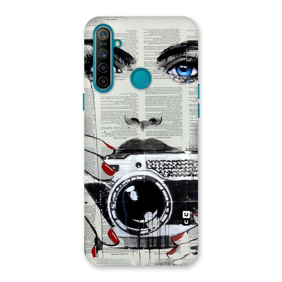 Paper Face Beauty Back Case for Realme 5i