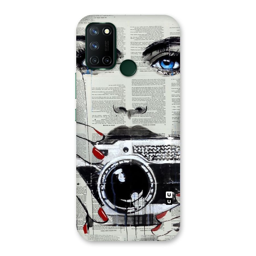 Paper Face Beauty Back Case for Realme 7i