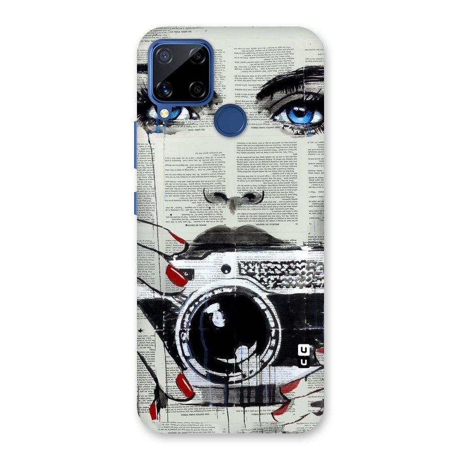 Paper Face Beauty Back Case for Realme C15