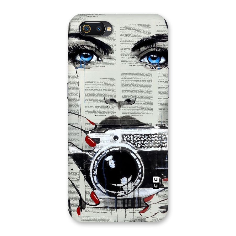 Paper Face Beauty Back Case for Realme C2