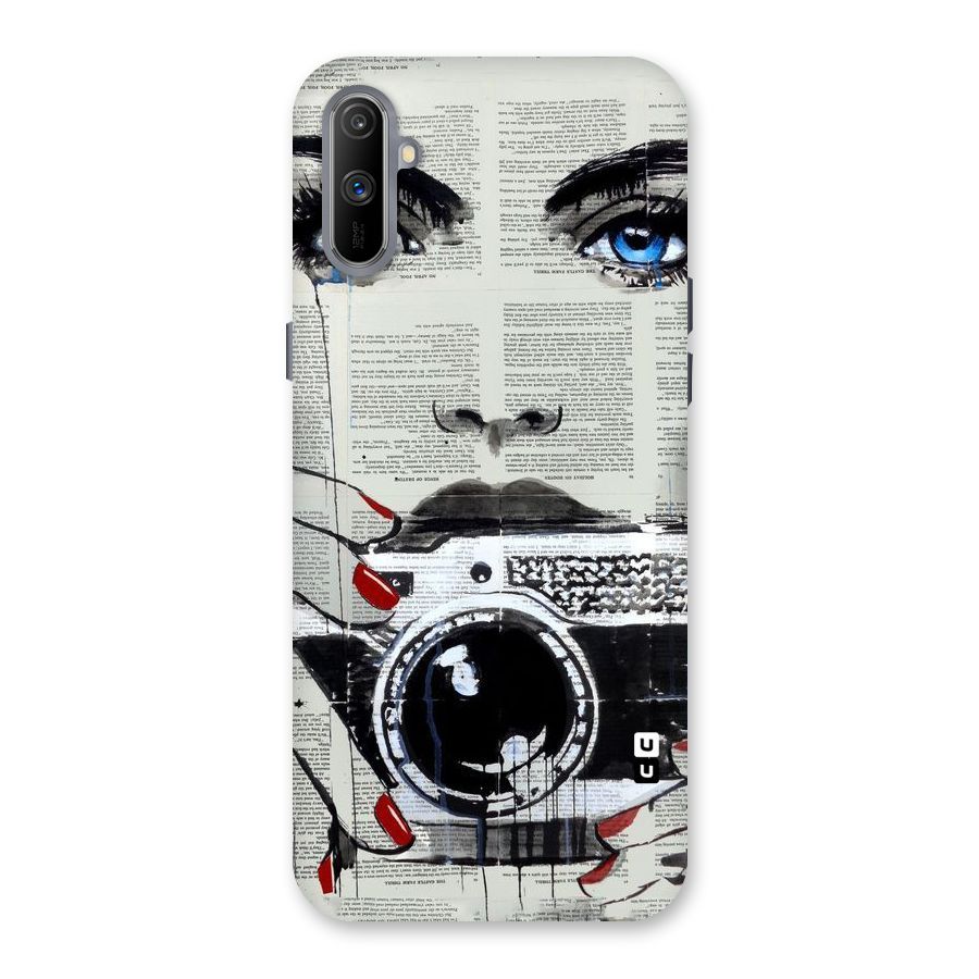 Paper Face Beauty Back Case for Realme C3