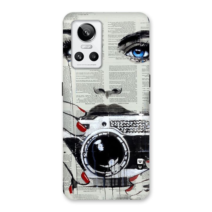Paper Face Beauty Back Case for Realme GT Neo 3