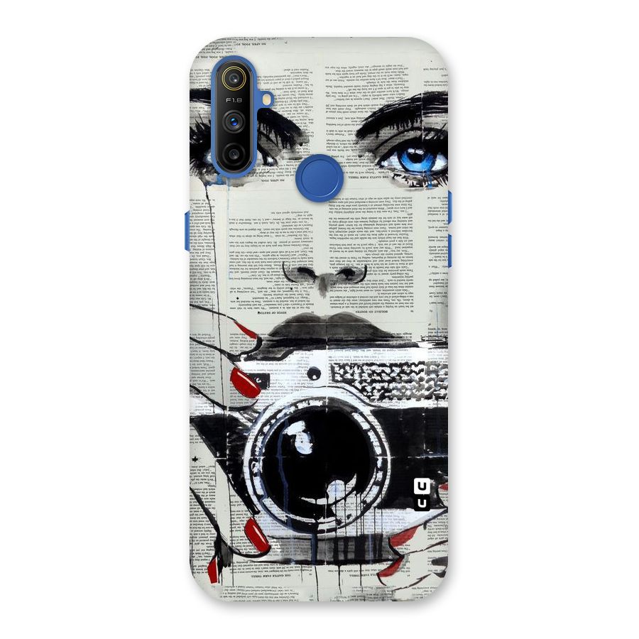 Paper Face Beauty Back Case for Realme Narzo 10A
