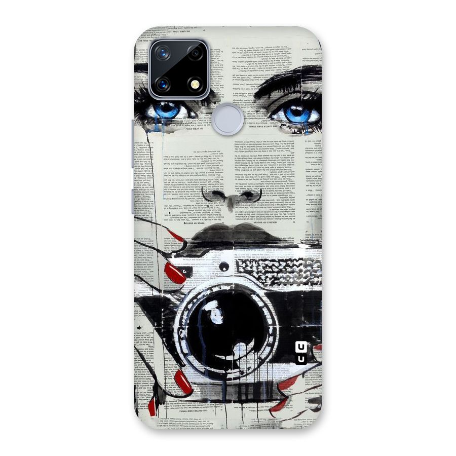 Paper Face Beauty Back Case for Realme Narzo 20