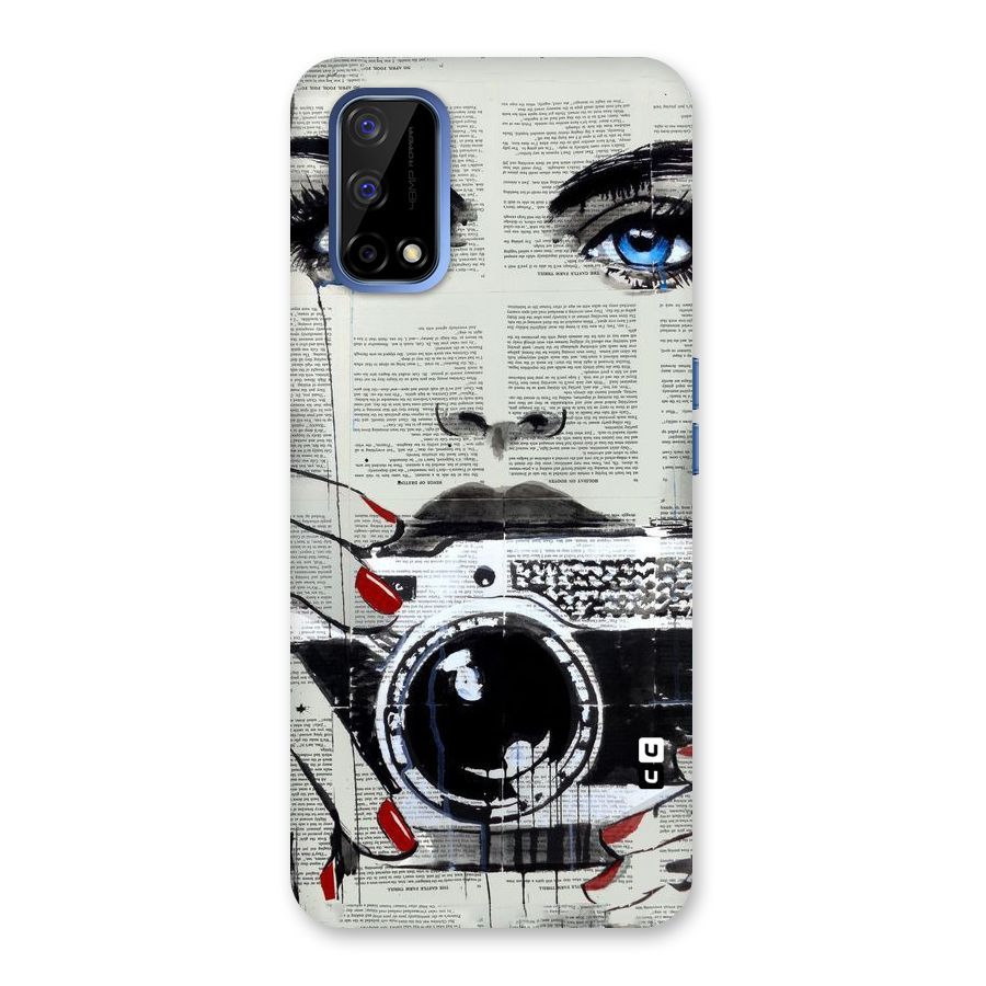 Paper Face Beauty Back Case for Realme Narzo 30 Pro