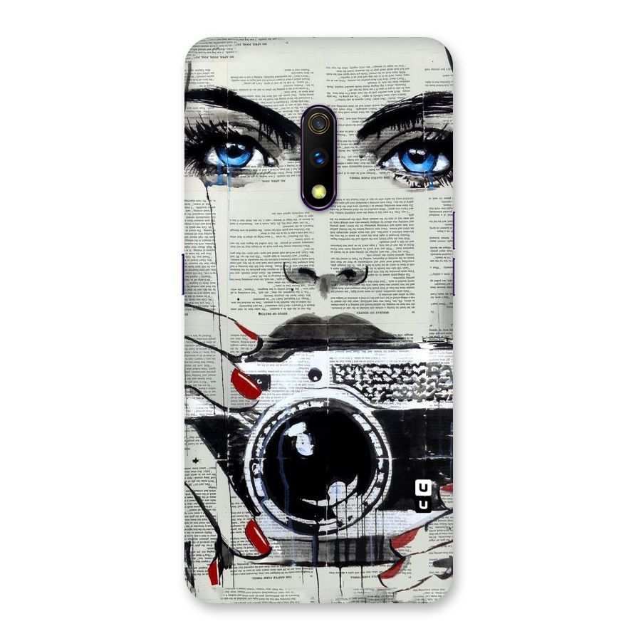 Paper Face Beauty Back Case for Realme X