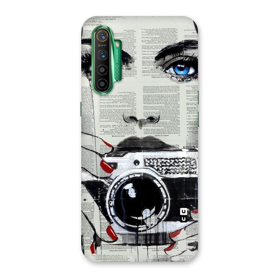 Paper Face Beauty Back Case for Realme X2