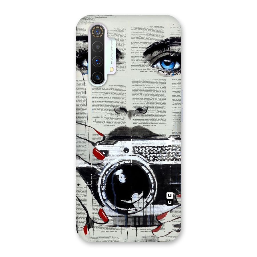 Paper Face Beauty Back Case for Realme X3