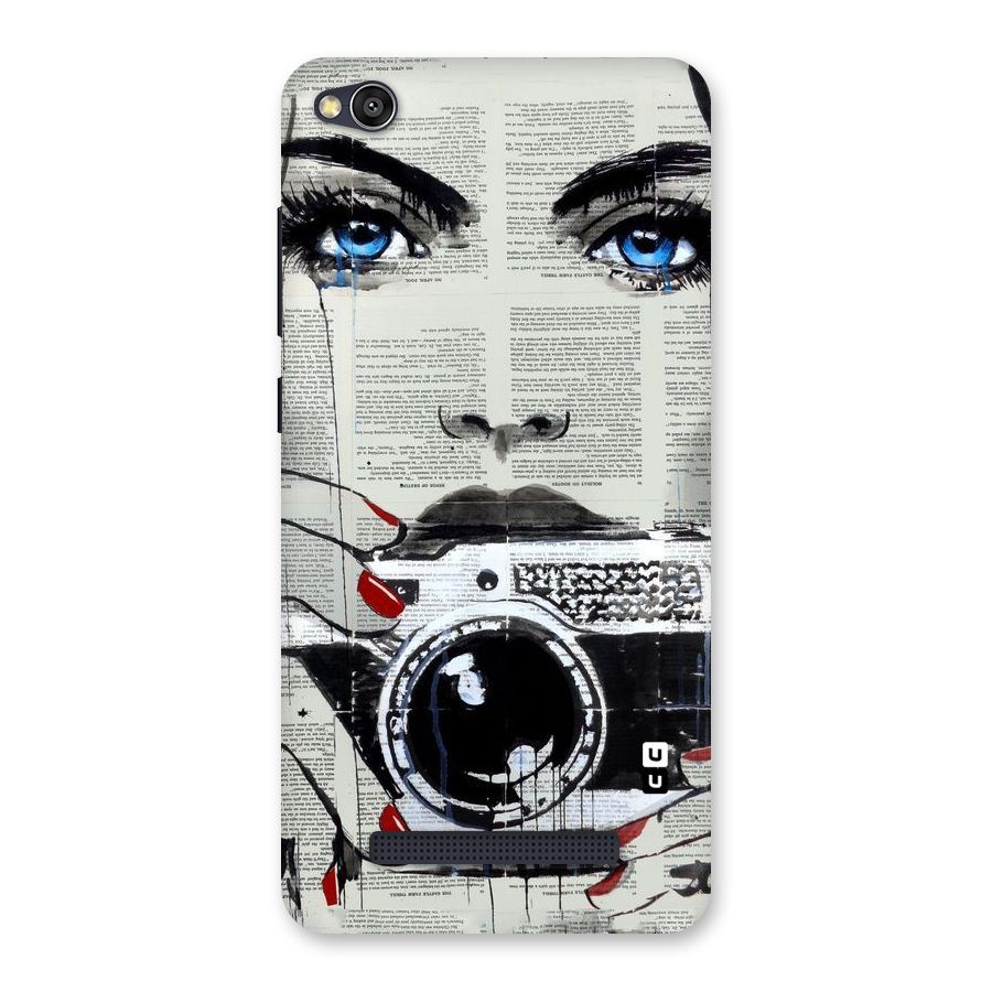 Paper Face Beauty Back Case for Redmi 4A
