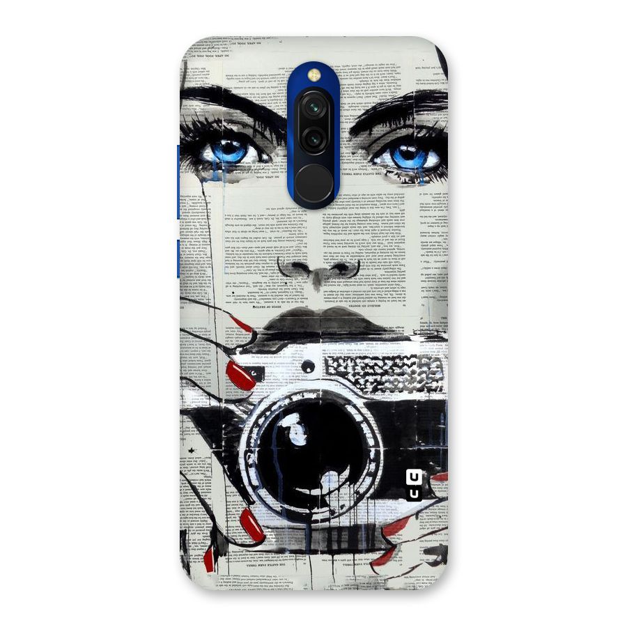 Paper Face Beauty Back Case for Redmi 8