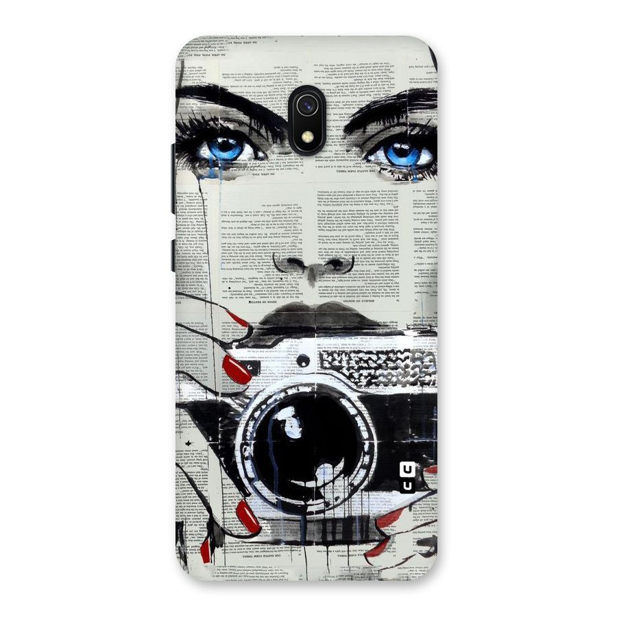 Paper Face Beauty Back Case for Redmi 8A