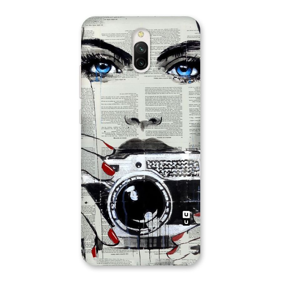 Paper Face Beauty Back Case for Redmi 8A Dual