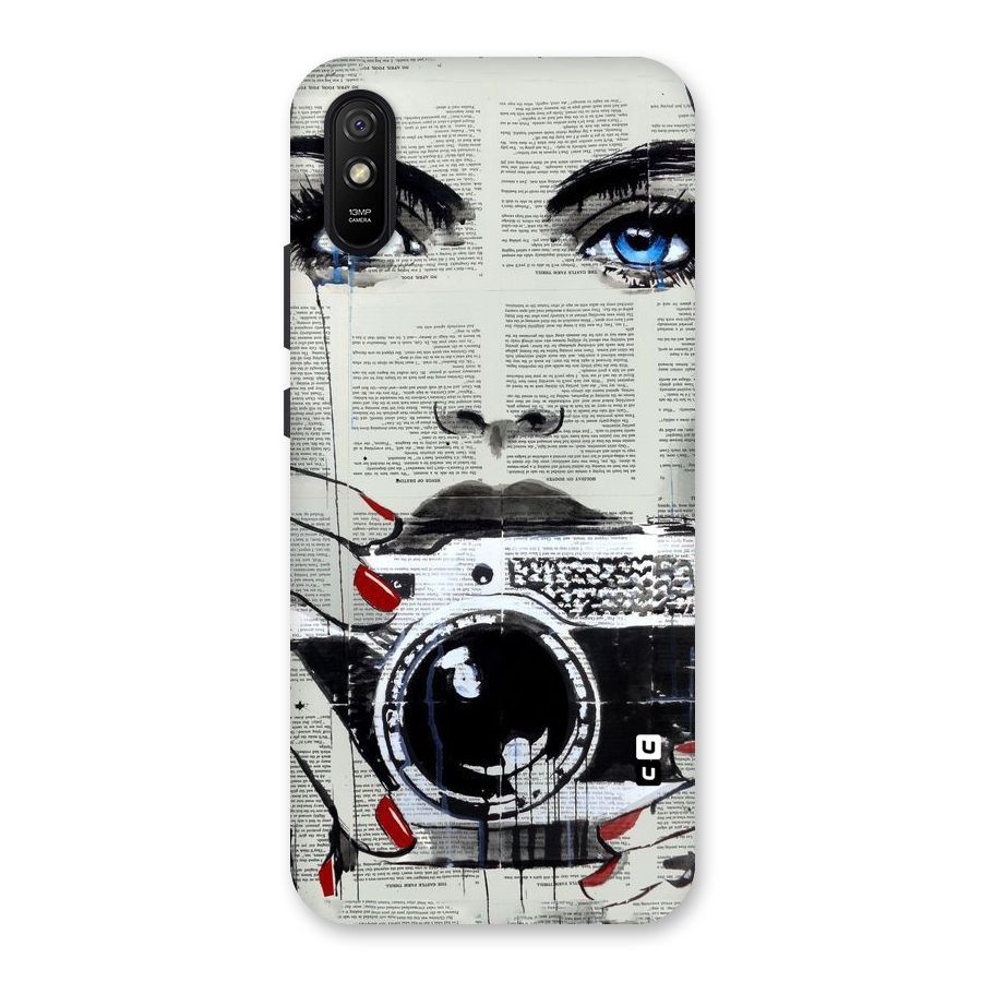 Paper Face Beauty Back Case for Redmi 9A