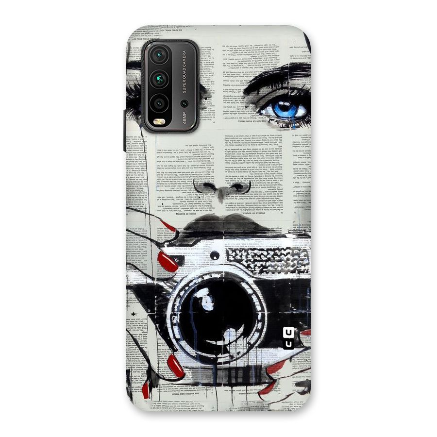 Paper Face Beauty Back Case for Redmi 9 Power