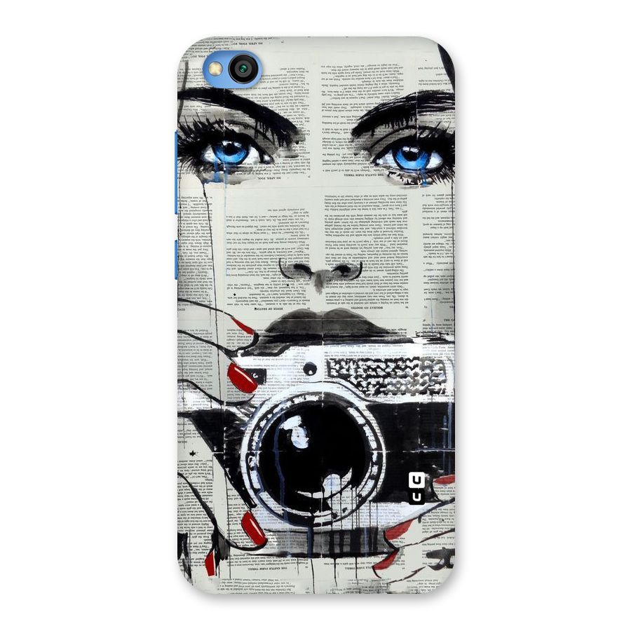 Paper Face Beauty Back Case for Redmi Go