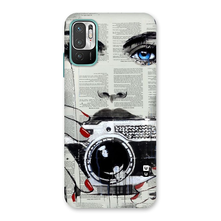 Paper Face Beauty Back Case for Redmi Note 10T 5G