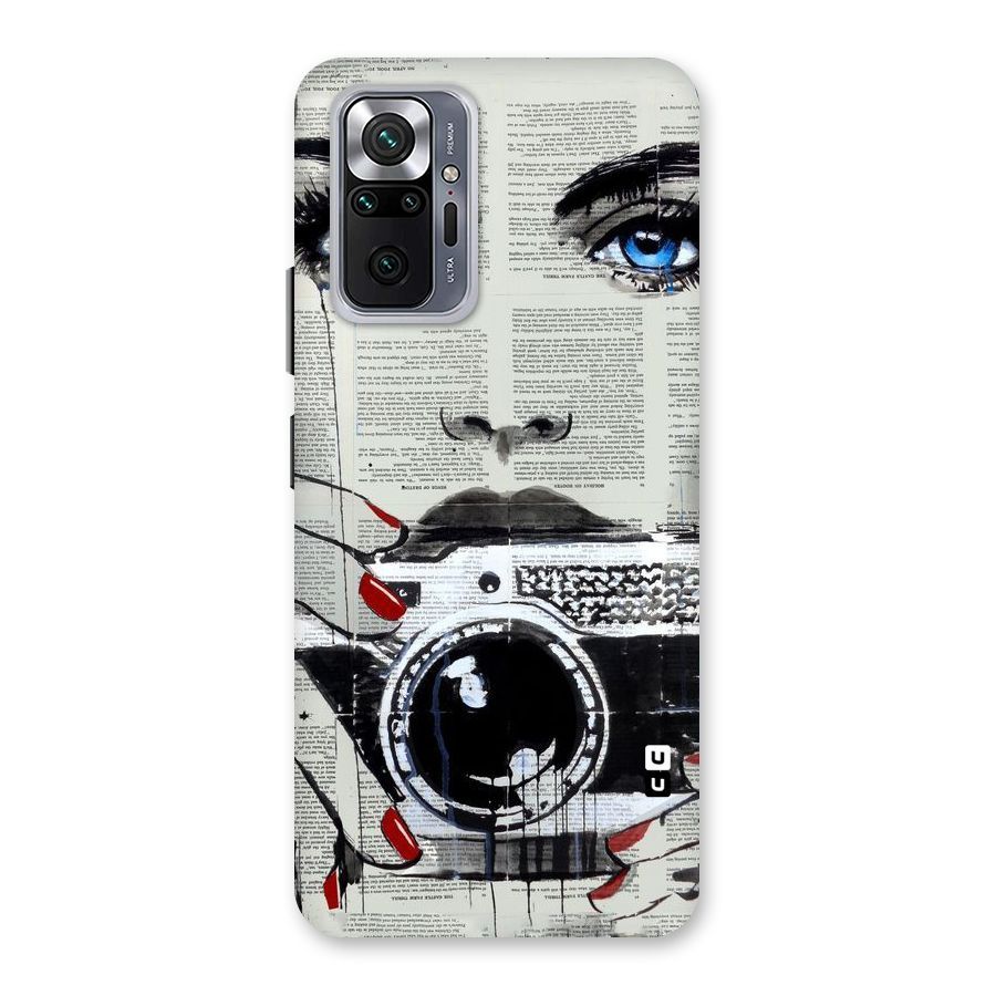 Paper Face Beauty Back Case for Redmi Note 10 Pro Max