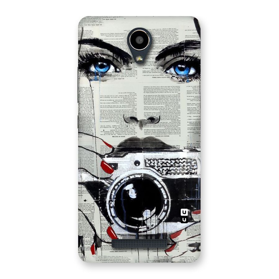 Paper Face Beauty Back Case for Redmi Note 2