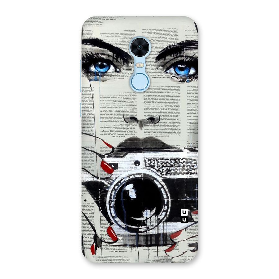 Paper Face Beauty Back Case for Redmi Note 5