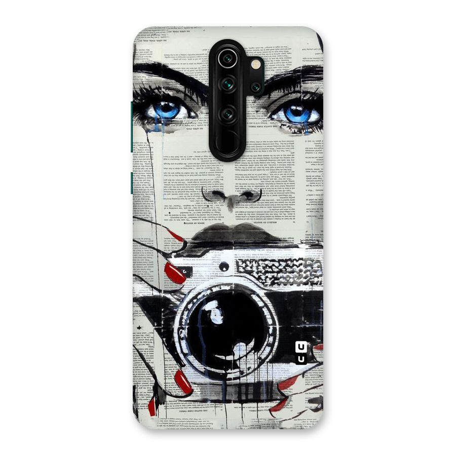 Paper Face Beauty Back Case for Redmi Note 8 Pro