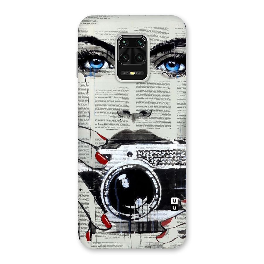 Paper Face Beauty Back Case for Redmi Note 9 Pro Max