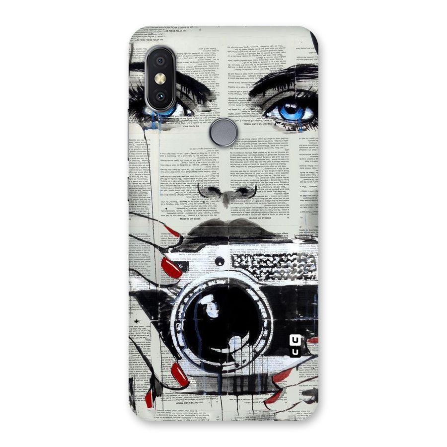 Paper Face Beauty Back Case for Redmi Y2