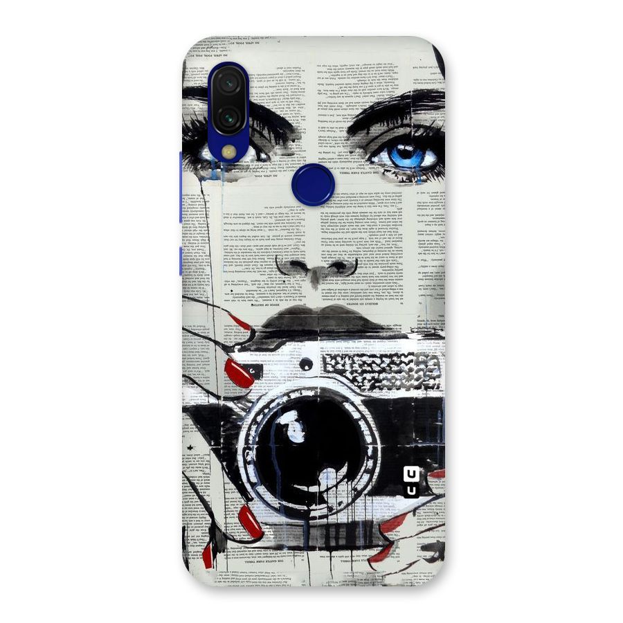 Paper Face Beauty Back Case for Redmi Y3