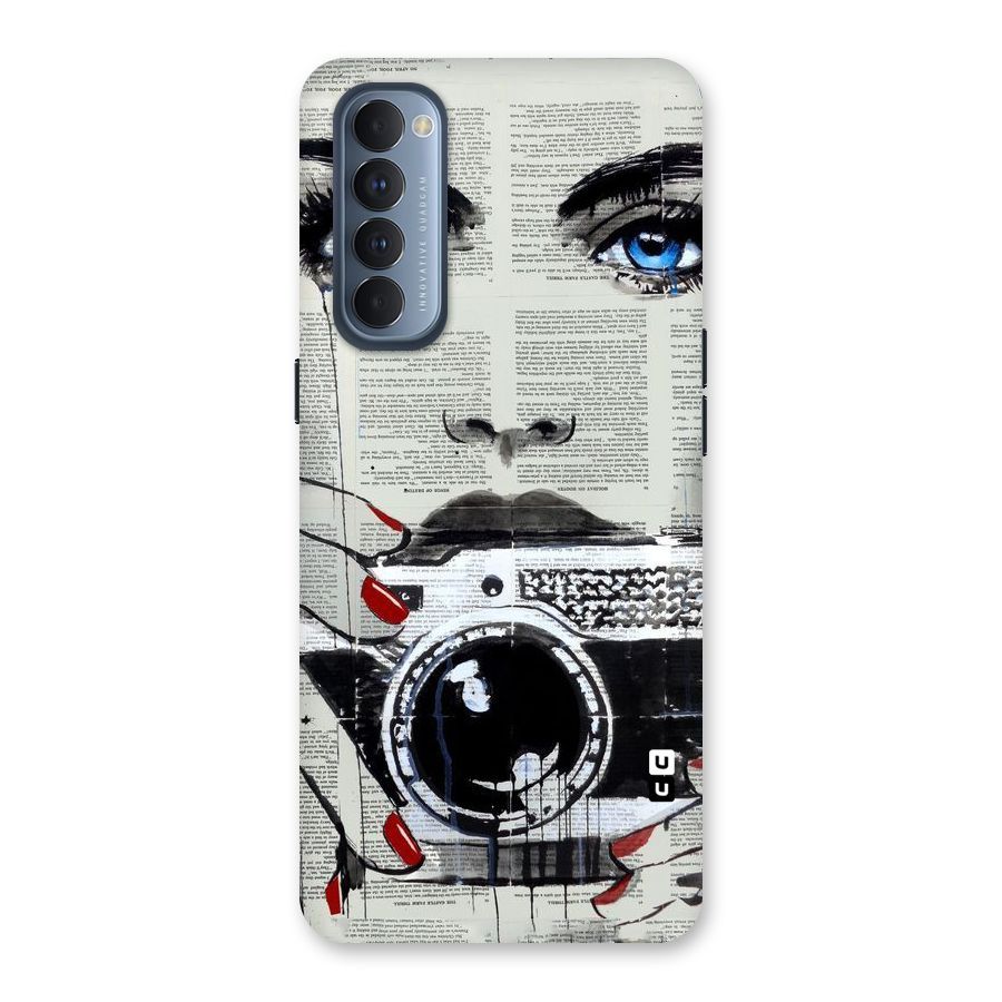 Paper Face Beauty Back Case for Reno4 Pro