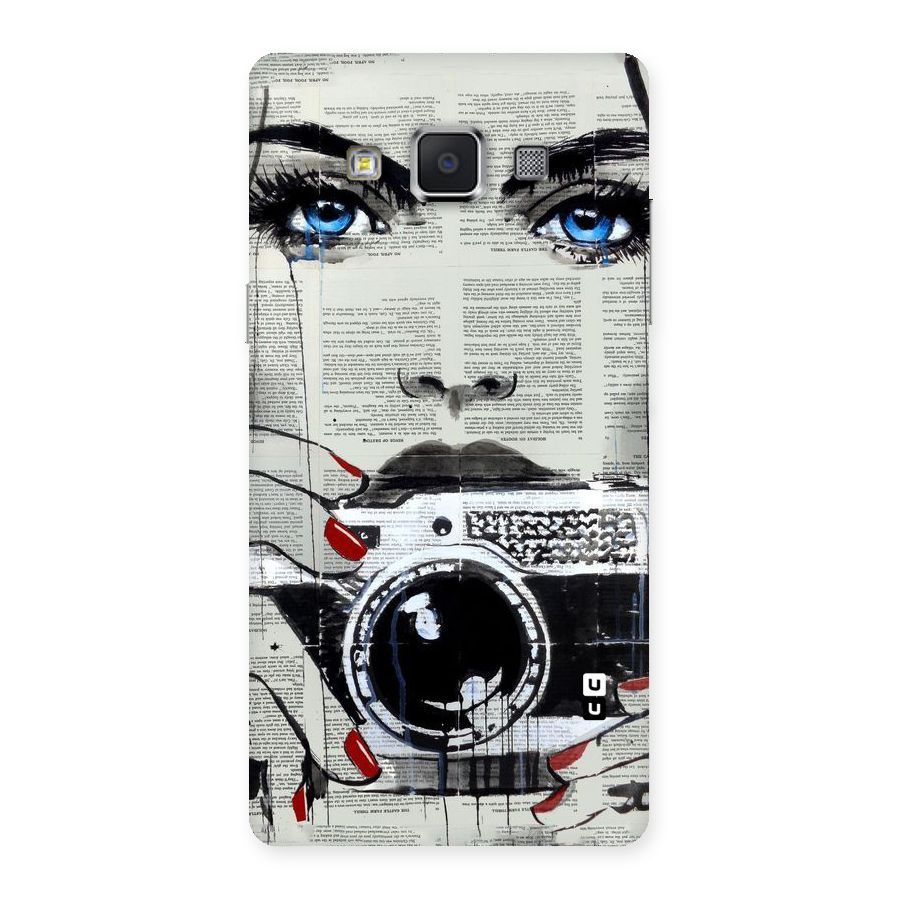 Paper Face Beauty Back Case for Samsung Galaxy A5