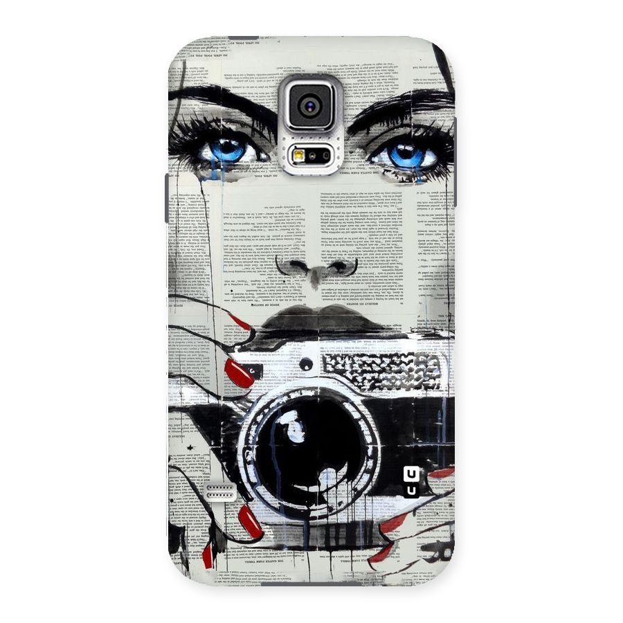 Paper Face Beauty Back Case for Samsung Galaxy S5