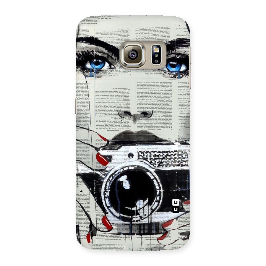 Paper Face Beauty Back Case for Samsung Galaxy S6 Edge