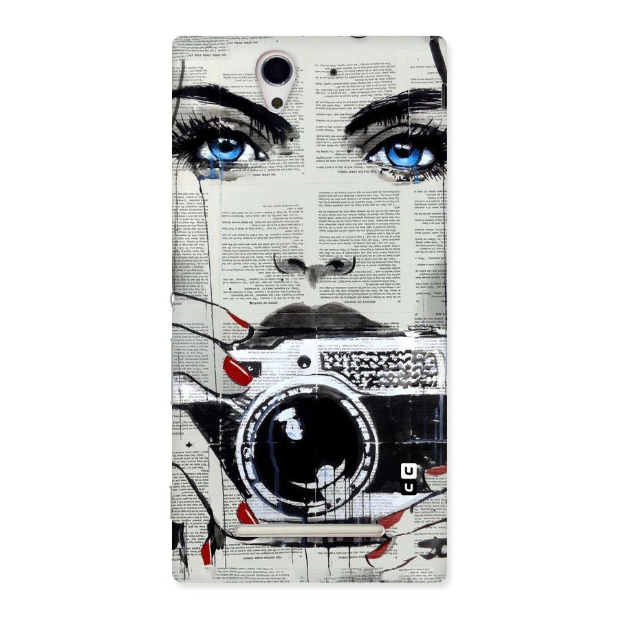 Paper Face Beauty Back Case for Sony Xperia C3