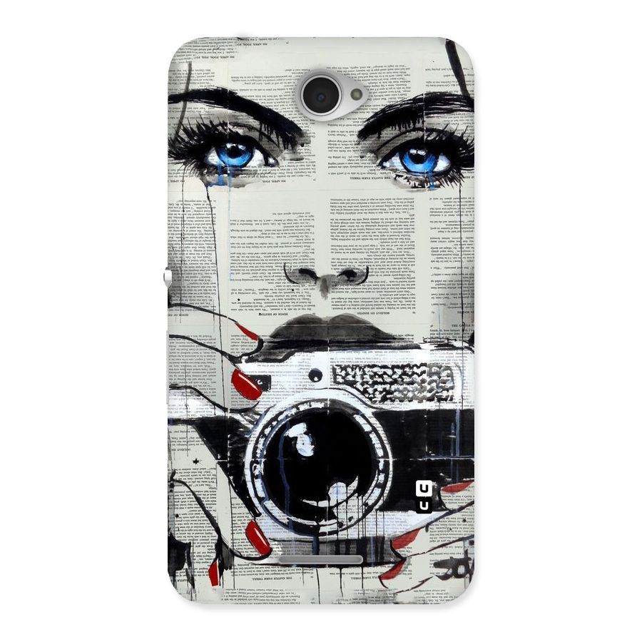 Paper Face Beauty Back Case for Sony Xperia E4