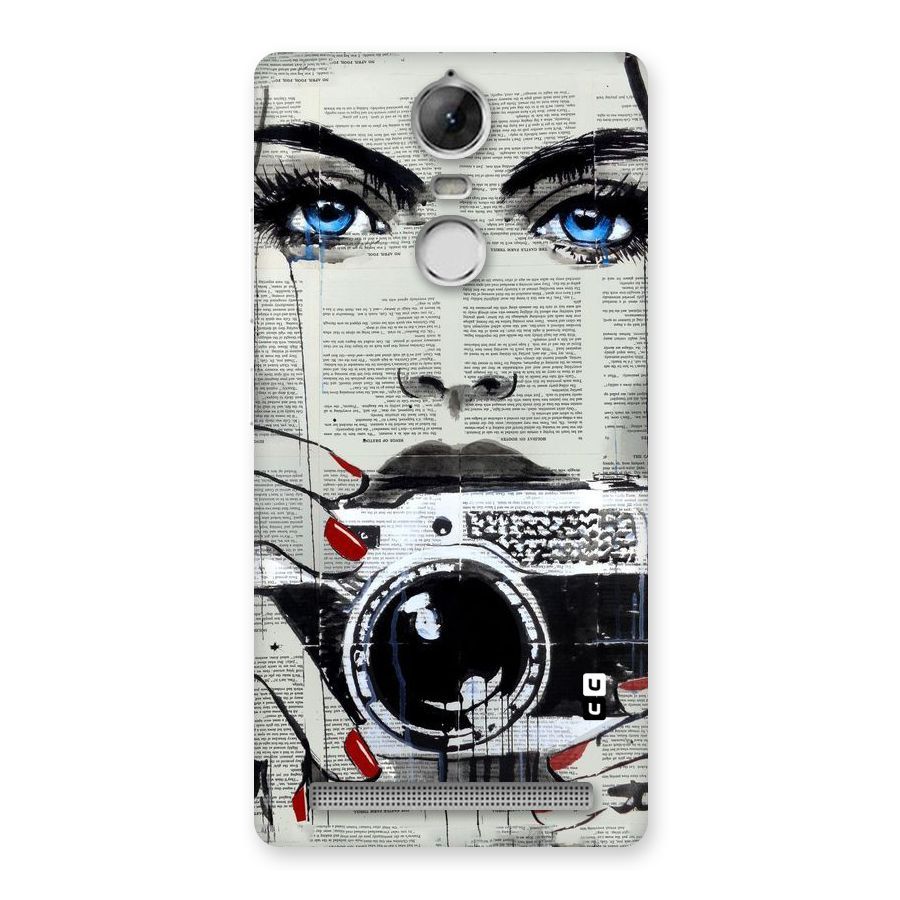 Paper Face Beauty Back Case for Vibe K5 Note