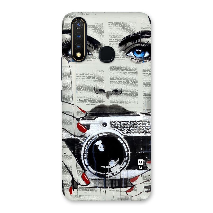 Paper Face Beauty Back Case for Vivo U20