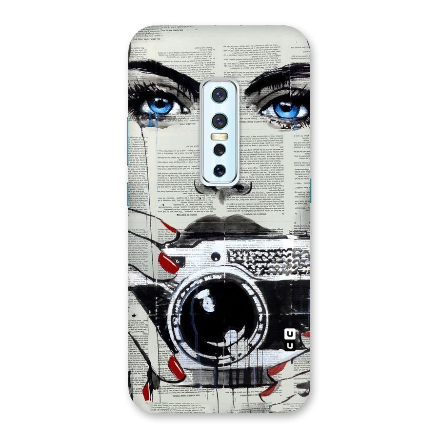 Paper Face Beauty Back Case for Vivo V17 Pro