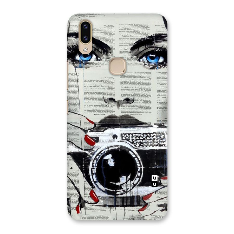 Paper Face Beauty Back Case for Vivo V9 Youth