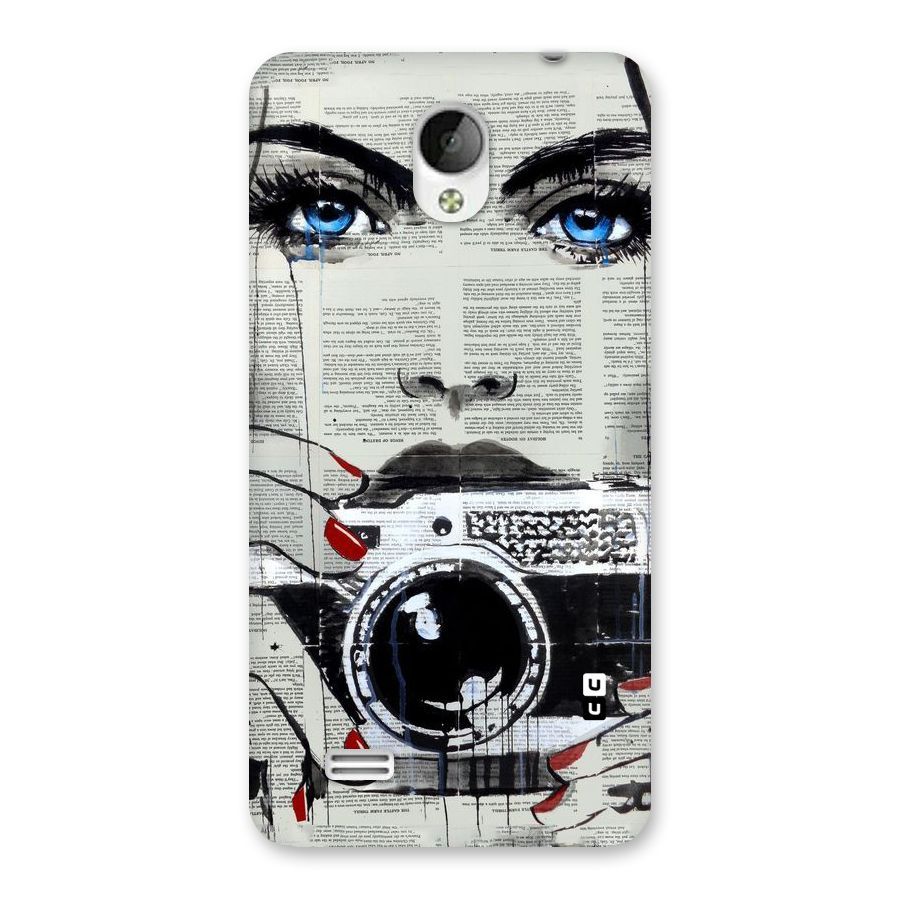 Paper Face Beauty Back Case for Vivo Y21