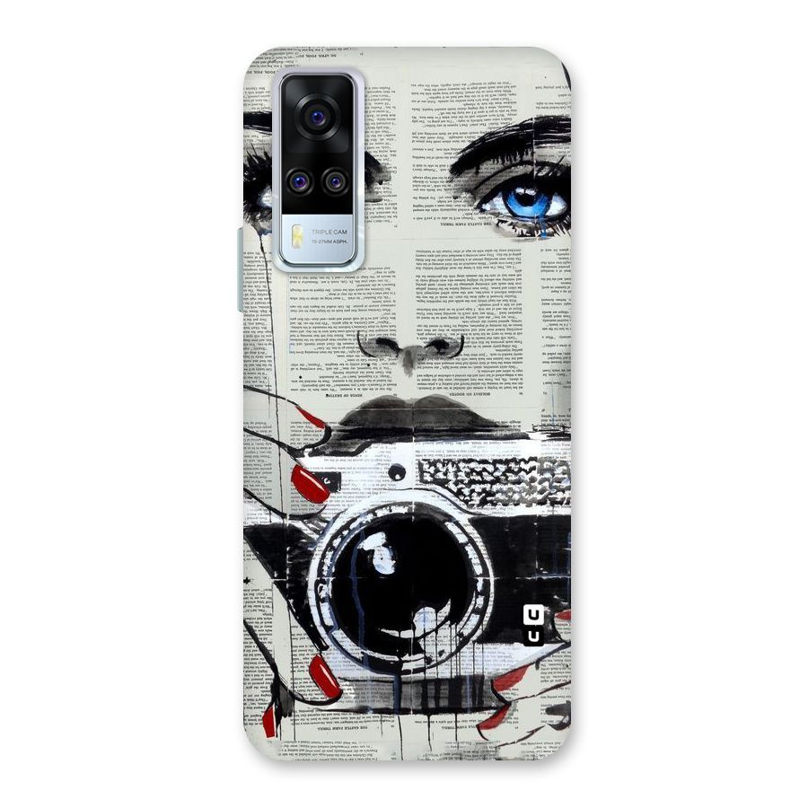 Paper Face Beauty Back Case for Vivo Y31