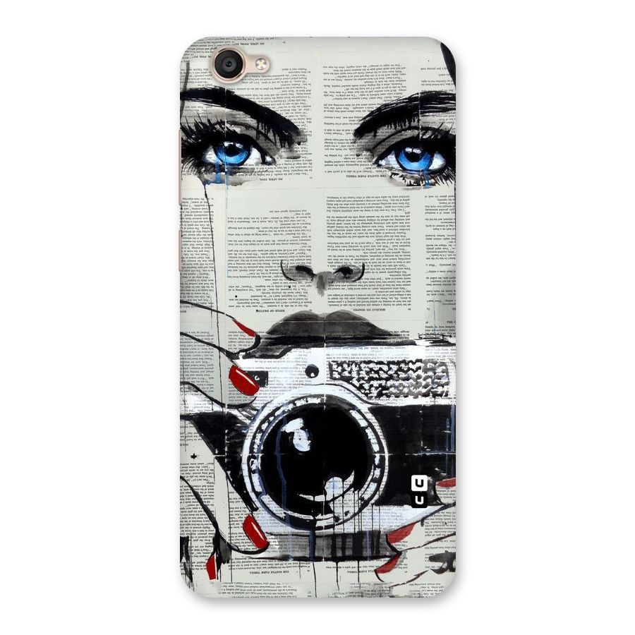 Paper Face Beauty Back Case for Vivo Y55