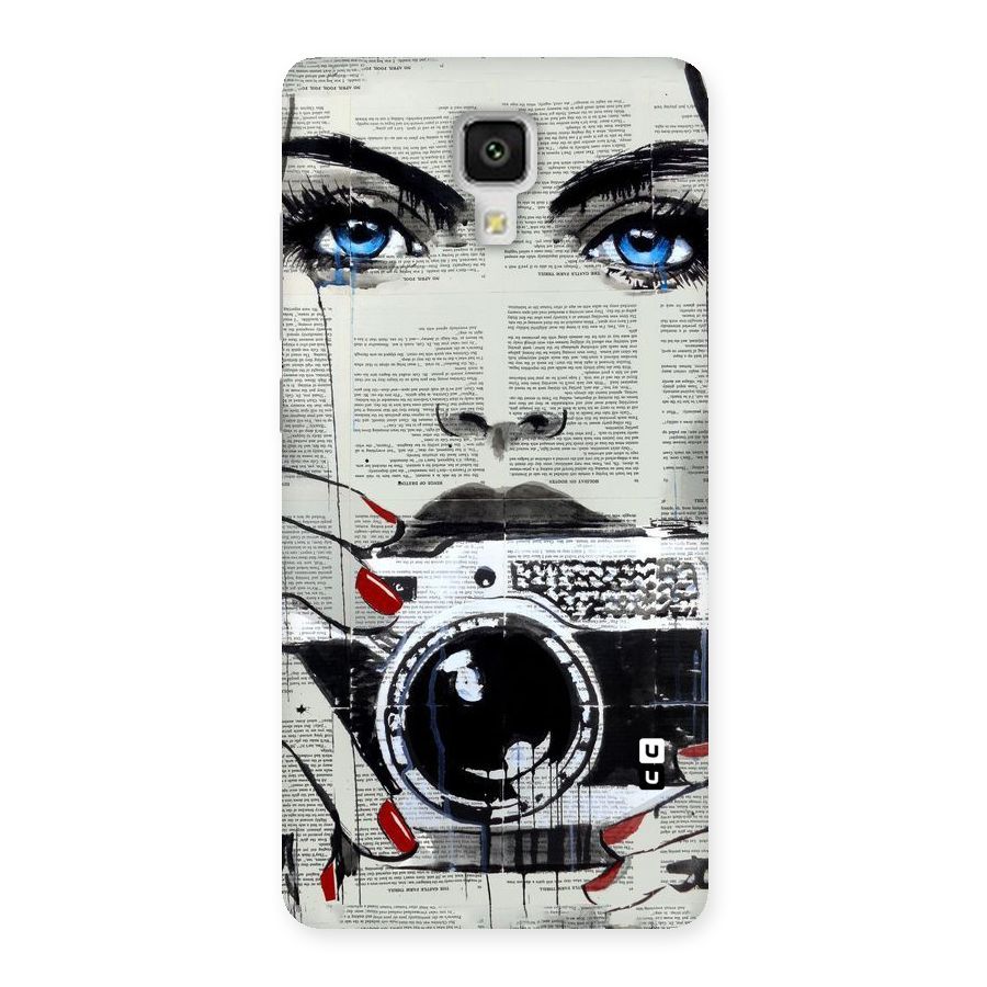 Paper Face Beauty Back Case for Xiaomi Mi 4