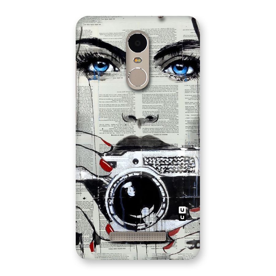 Paper Face Beauty Back Case for Xiaomi Redmi Note 3