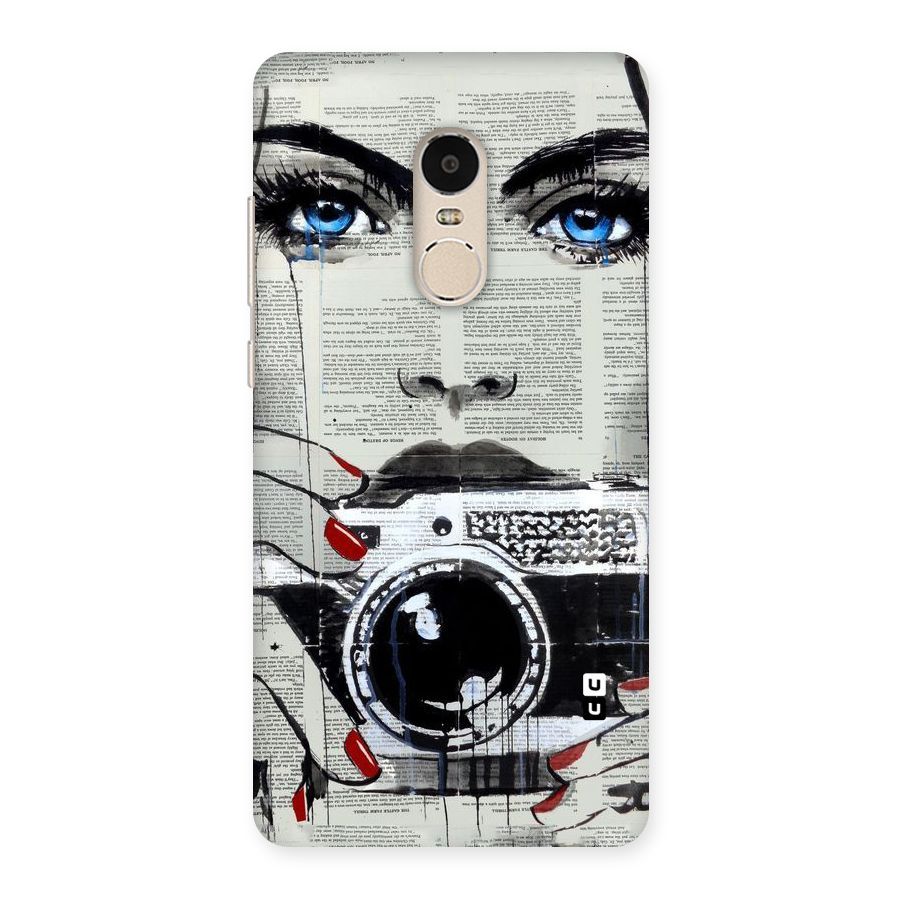Paper Face Beauty Back Case for Xiaomi Redmi Note 4
