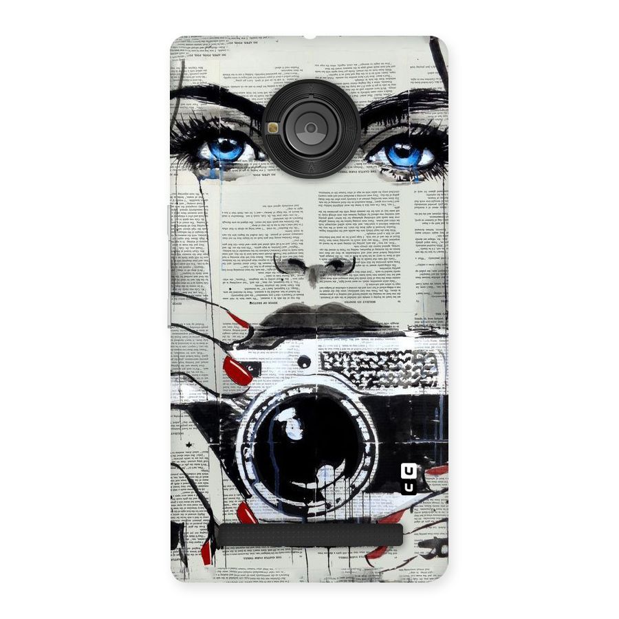 Paper Face Beauty Back Case for Yu Yunique