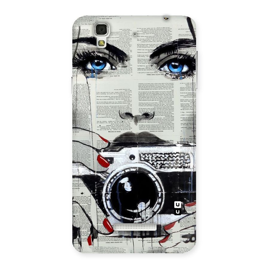Paper Face Beauty Back Case for Yu Yureka