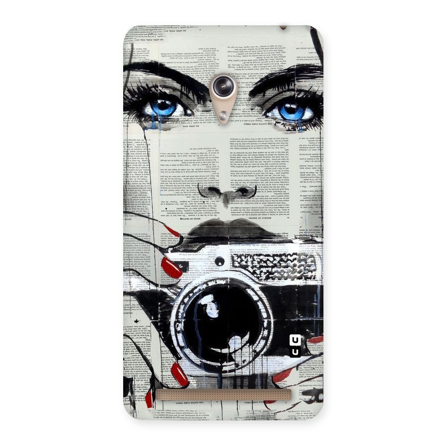 Paper Face Beauty Back Case for Zenfone 6