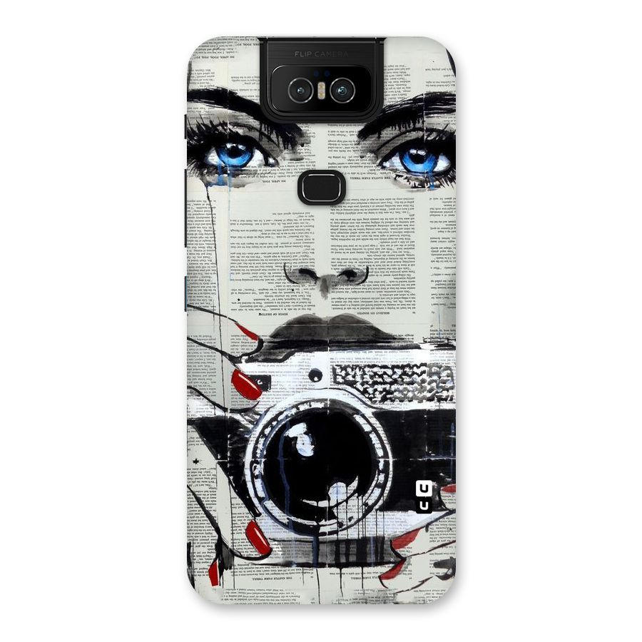 Paper Face Beauty Back Case for Zenfone 6z