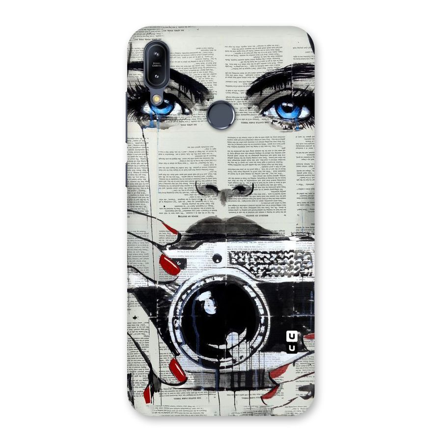 Paper Face Beauty Back Case for Zenfone Max M2
