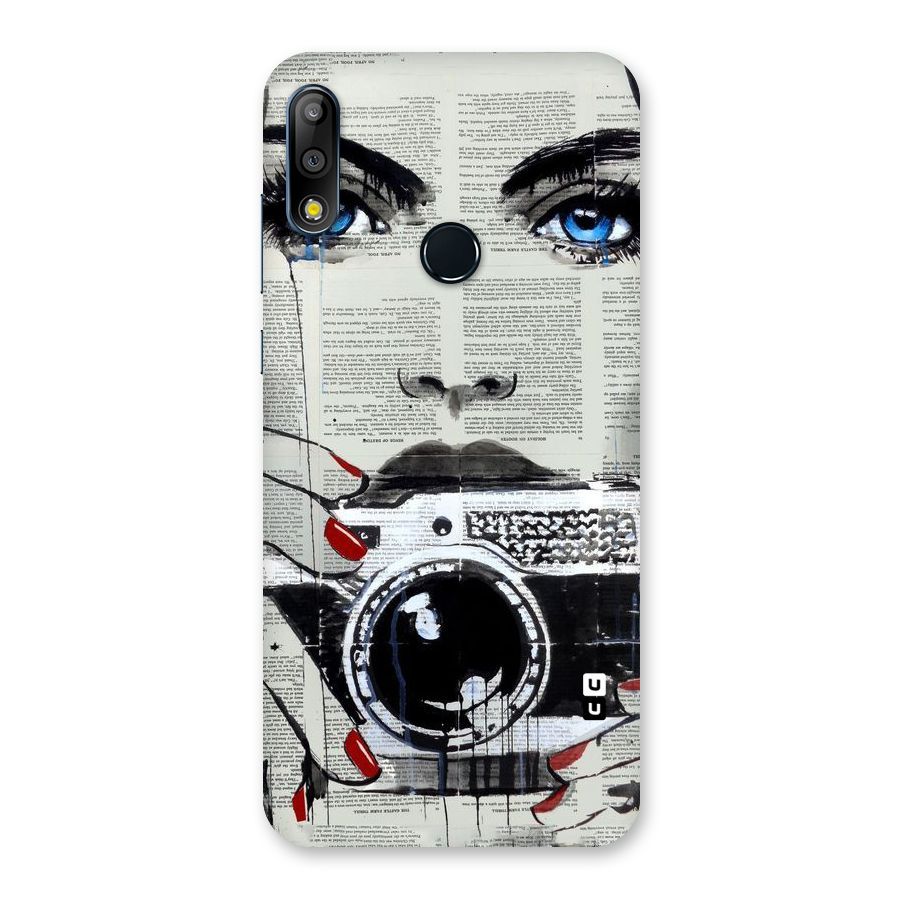 Paper Face Beauty Back Case for Zenfone Max Pro M2