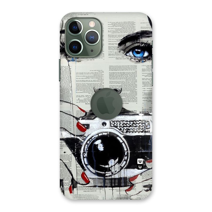Paper Face Beauty Back Case for iPhone 11 Pro Logo  Cut